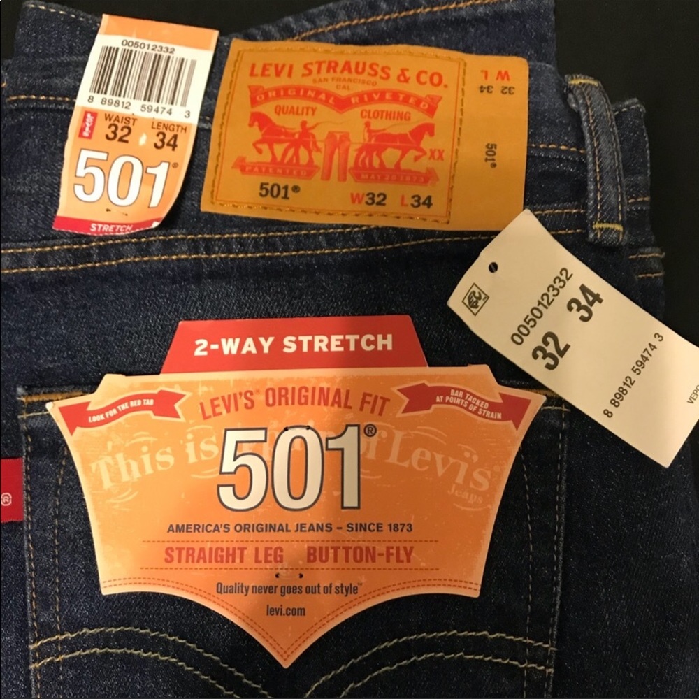 Levi’s 501 button fly size 32